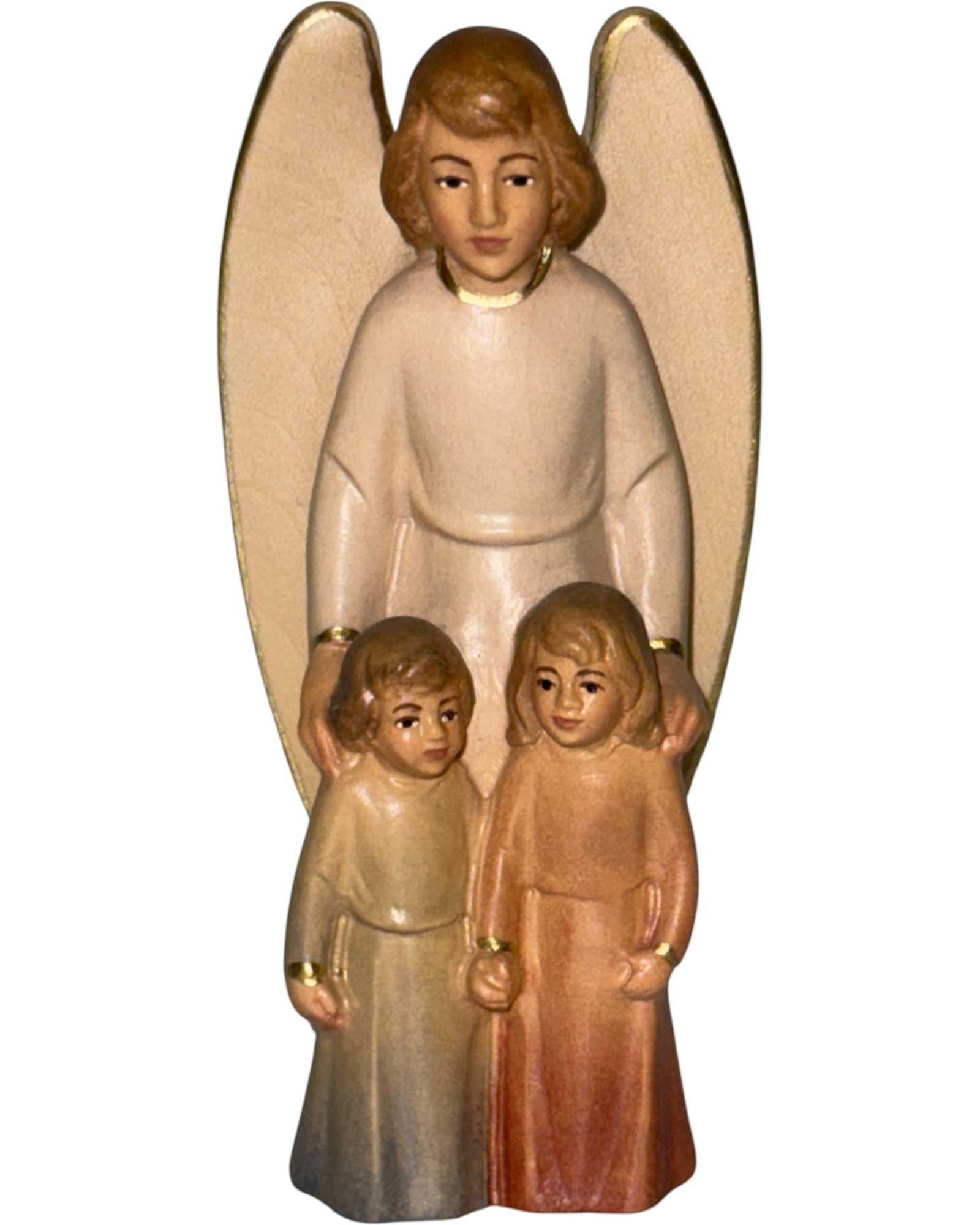 The Guardian Angel with Boy and Girl - Blue cloth