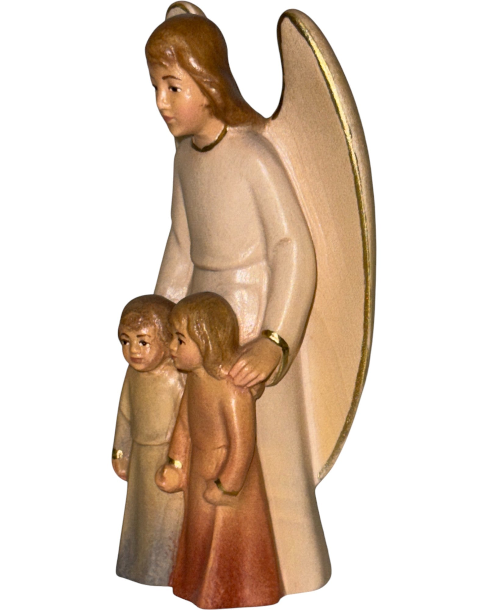 The Guardian Angel with Boy and Girl - Blue cloth