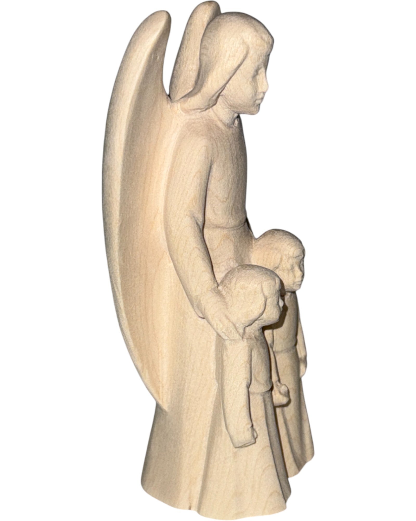The Guardian Angel with Boy and Girl - Blue cloth
