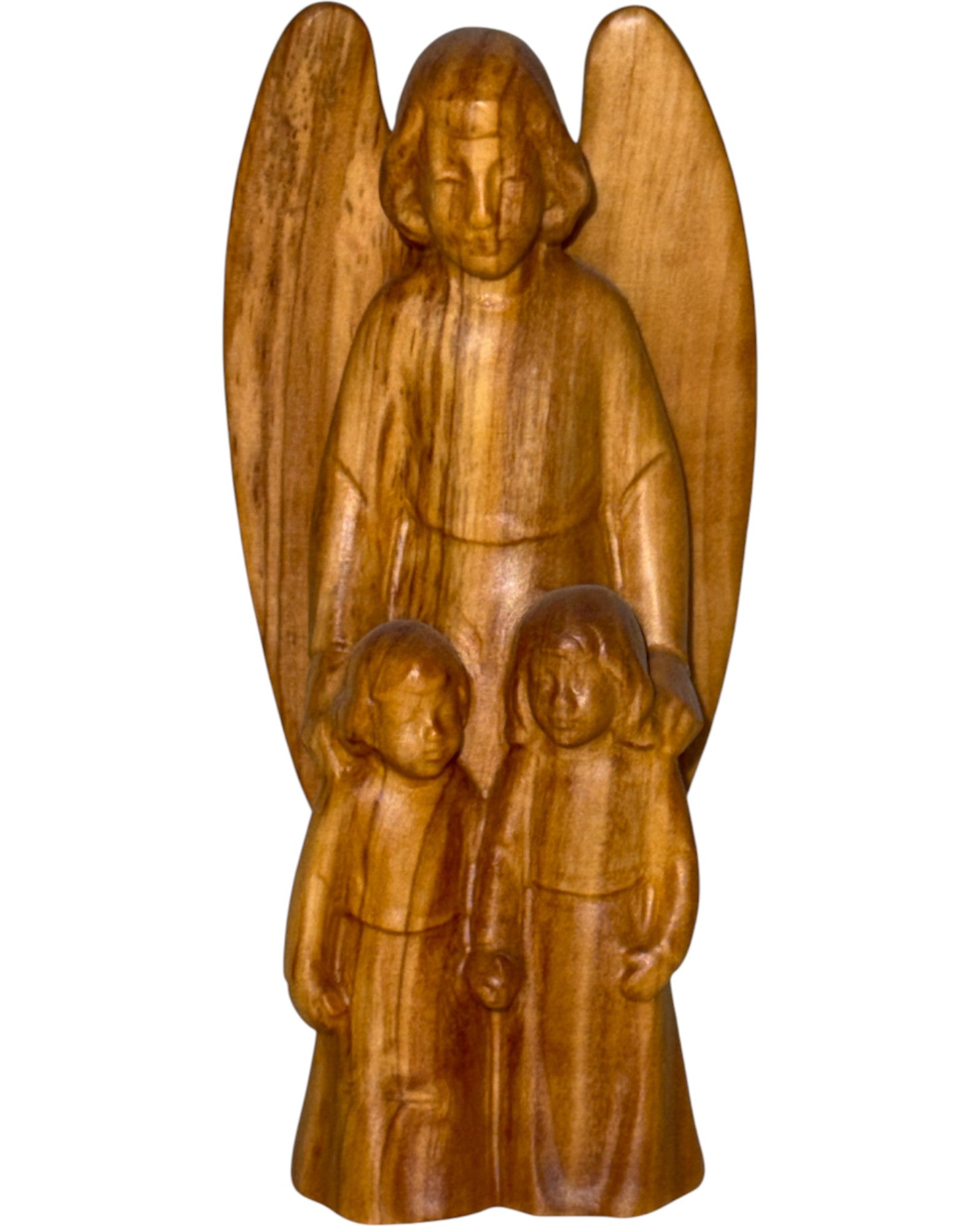 The Guardian Angel with Boy and Girl - Blue cloth