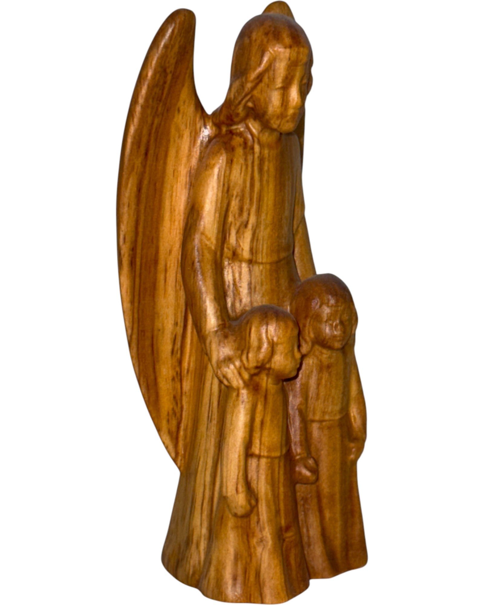 The Guardian Angel with Boy and Girl - Blue cloth