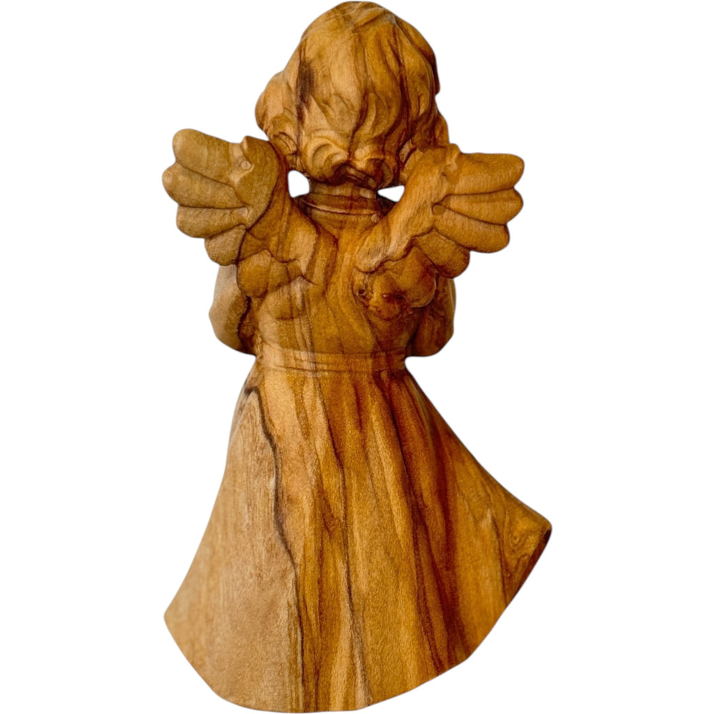 Praying Angel carved in wood
