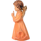 Angel with Candle carved