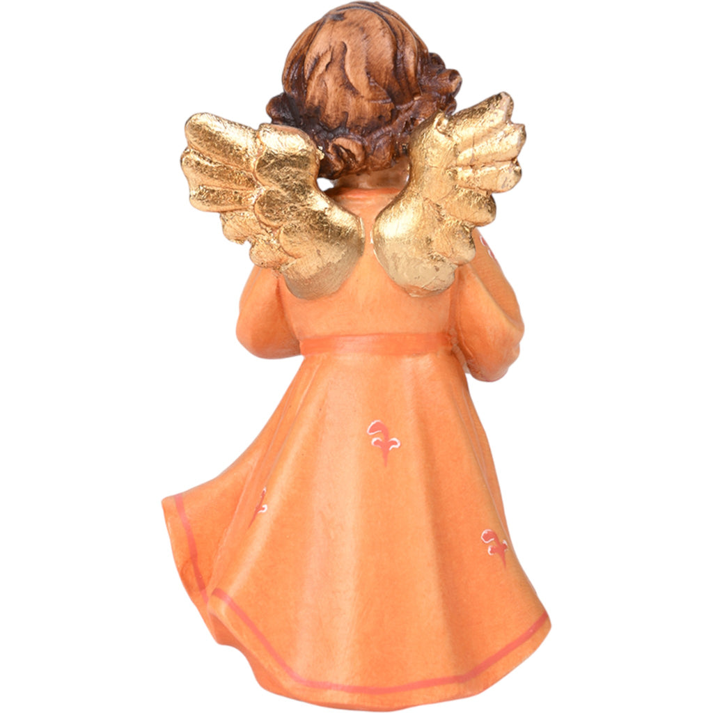 Angel with Candle carved