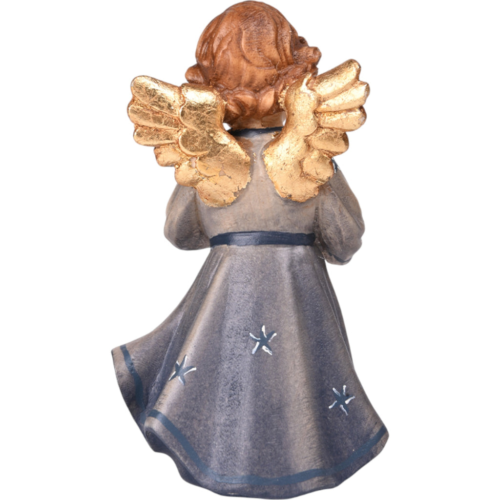 Angel with Candle carved in wood