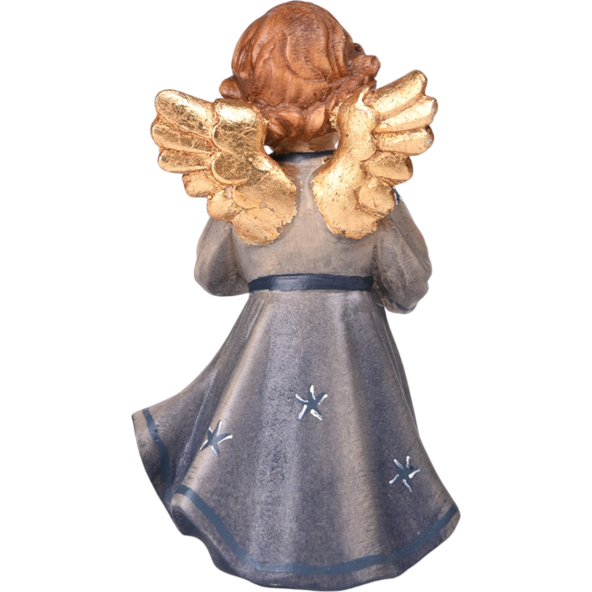 Angel with Candle carved in wood