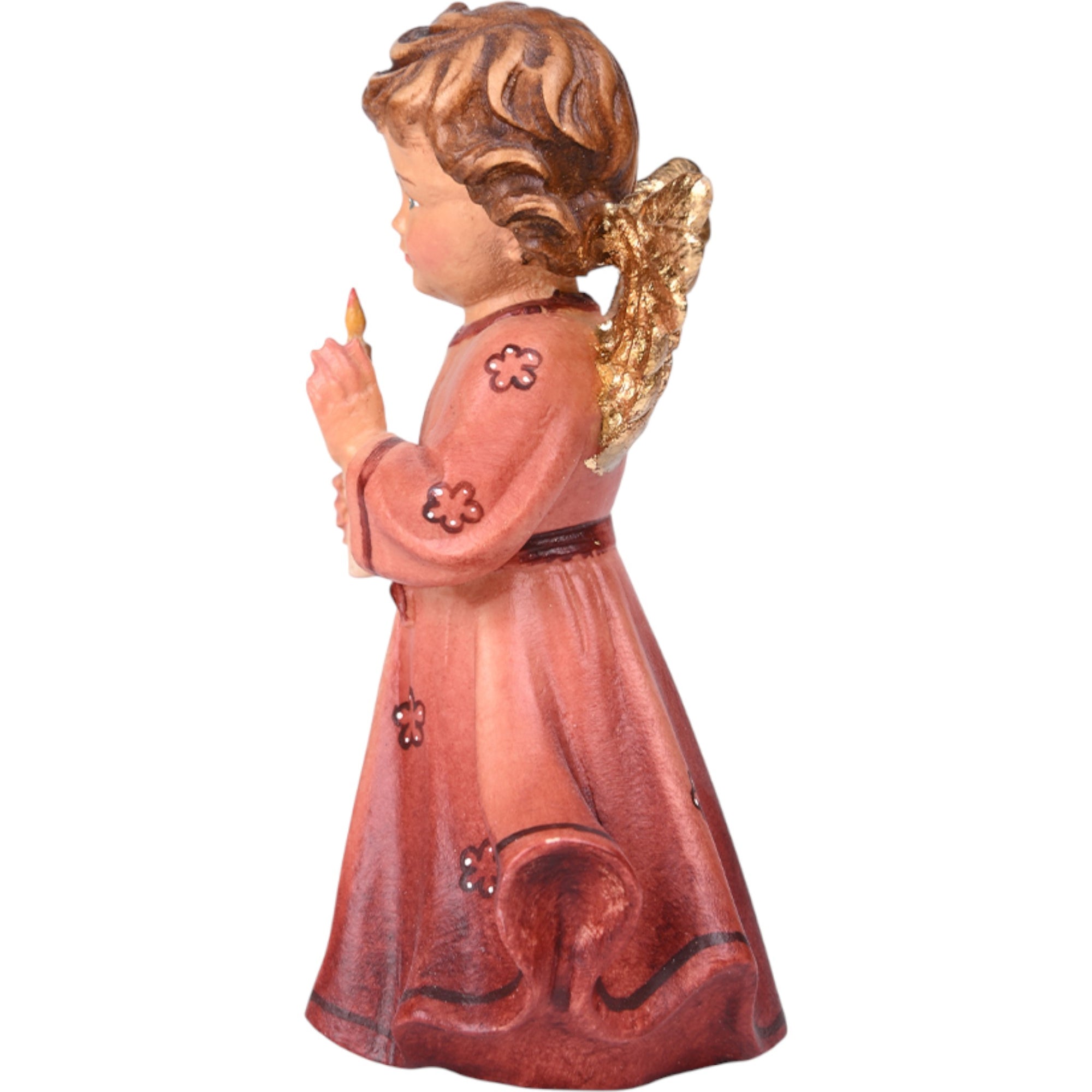Wooden Angel with Candle