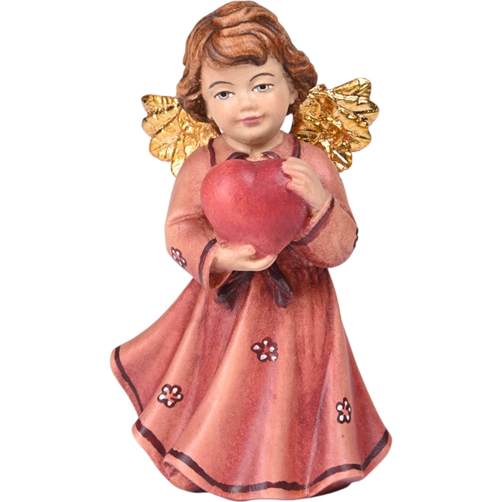 Ange rouge avec coeur