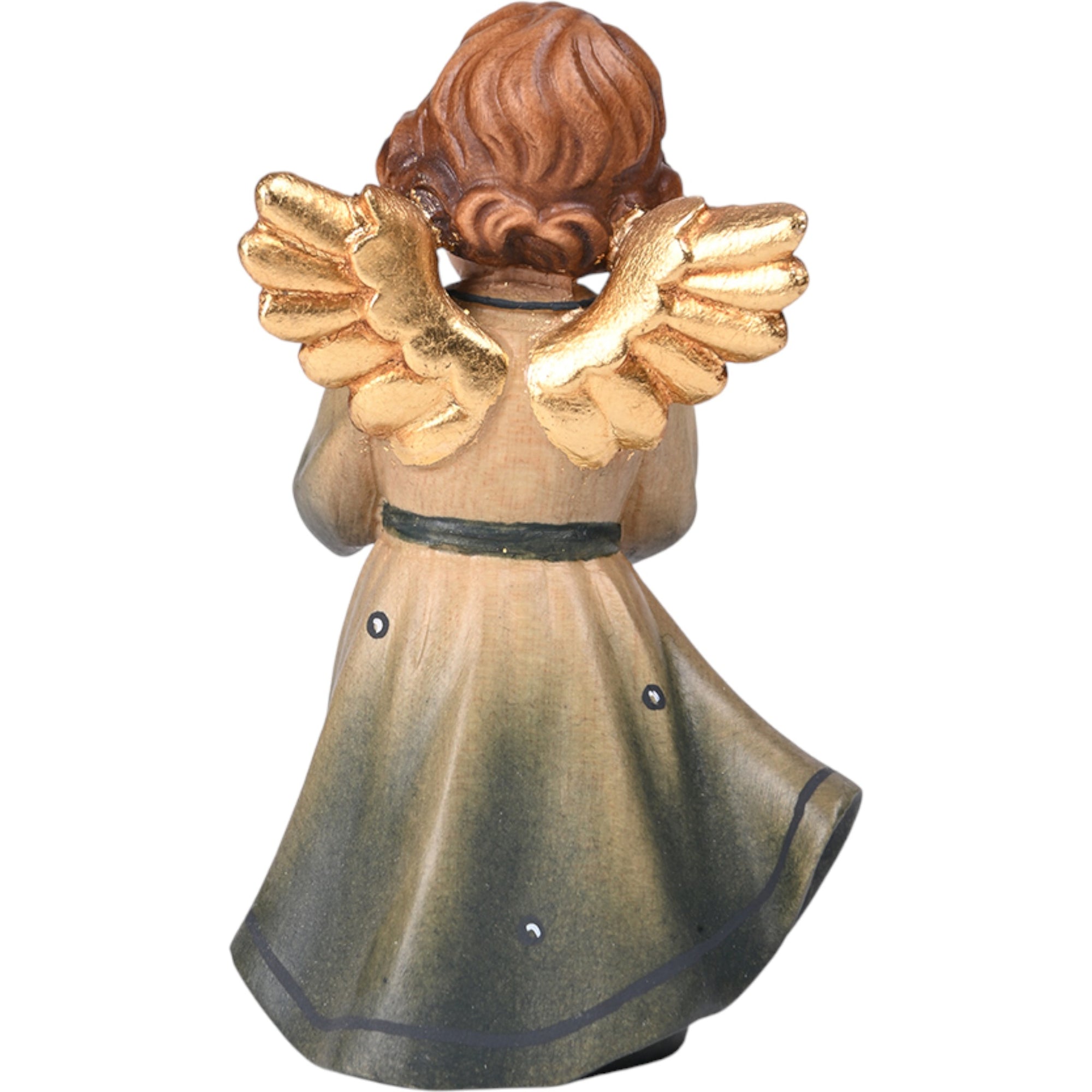 Ange avec robe verte cadeau