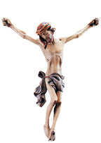 Christus Corpus aus Ahornholz - in Brauntönen lasiert
