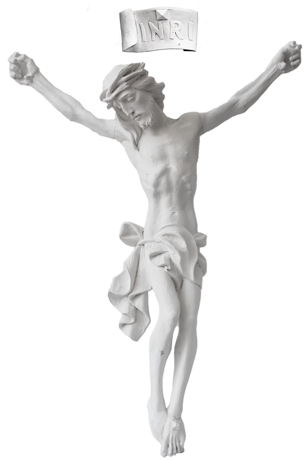 Christuskörper aus Fiberglas - mit Ölfarben lasiert