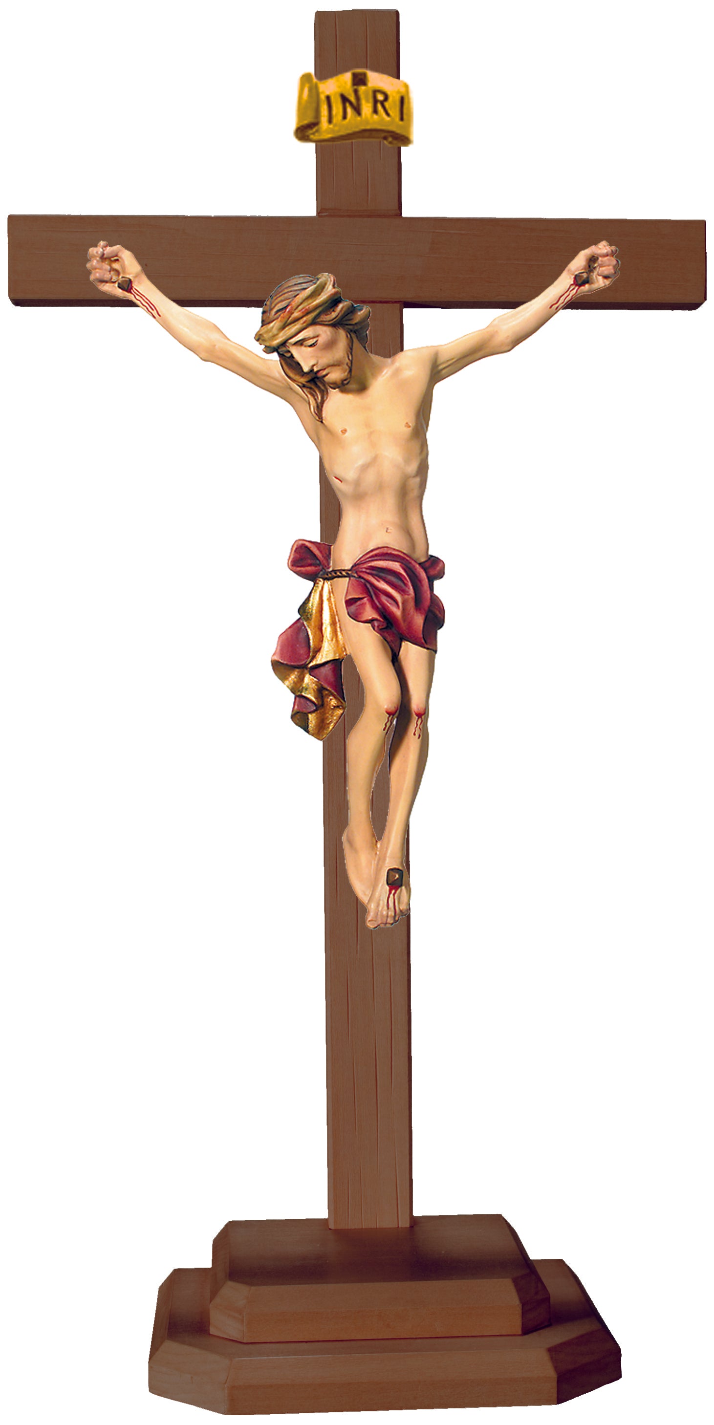 Corps du Christ avec socle en croix