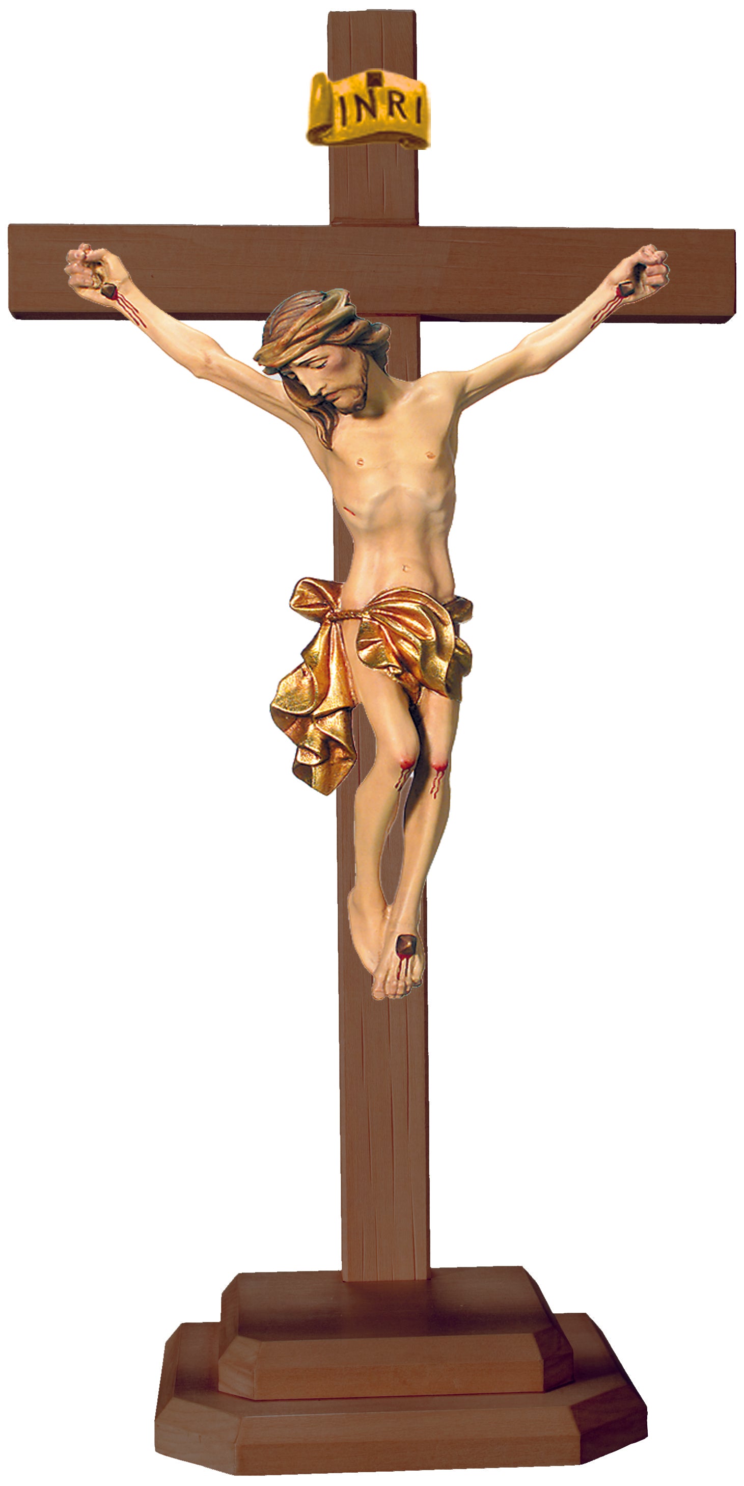 Corps du Christ avec socle en croix
