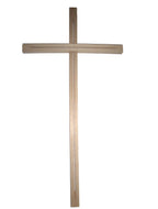 Kreuz mit Balken in modern - Dunkelbraun gebeizt