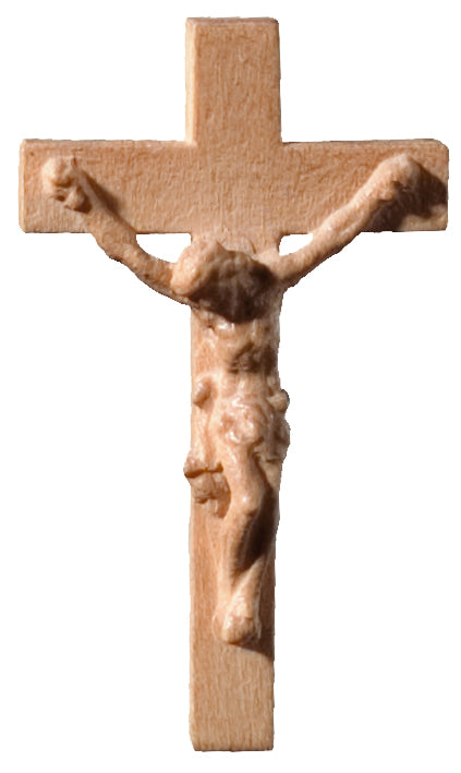 Rosenkranz Kreuz - mit Ölfarben lasiert