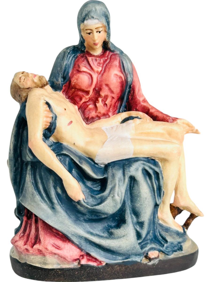 Holznachbildung der Pietà von Michelangelo - mit Ölfarben lasiert