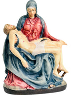 Holznachbildung der Pietà von Michelangelo - mit Ölfarben lasiert