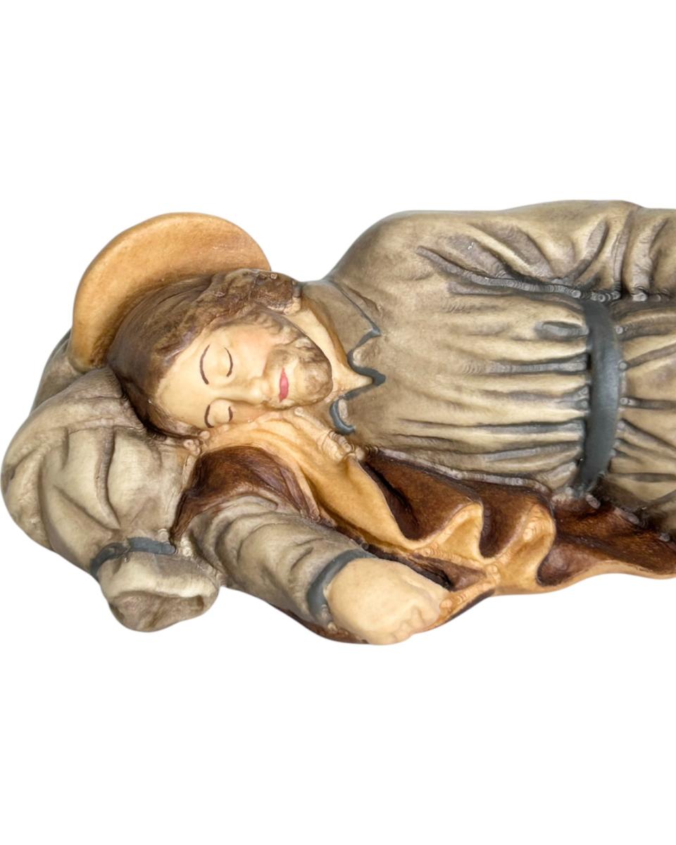 St. Joseph endormi sculpture en bois