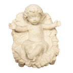 Enfant Jésus avec berceau en bois