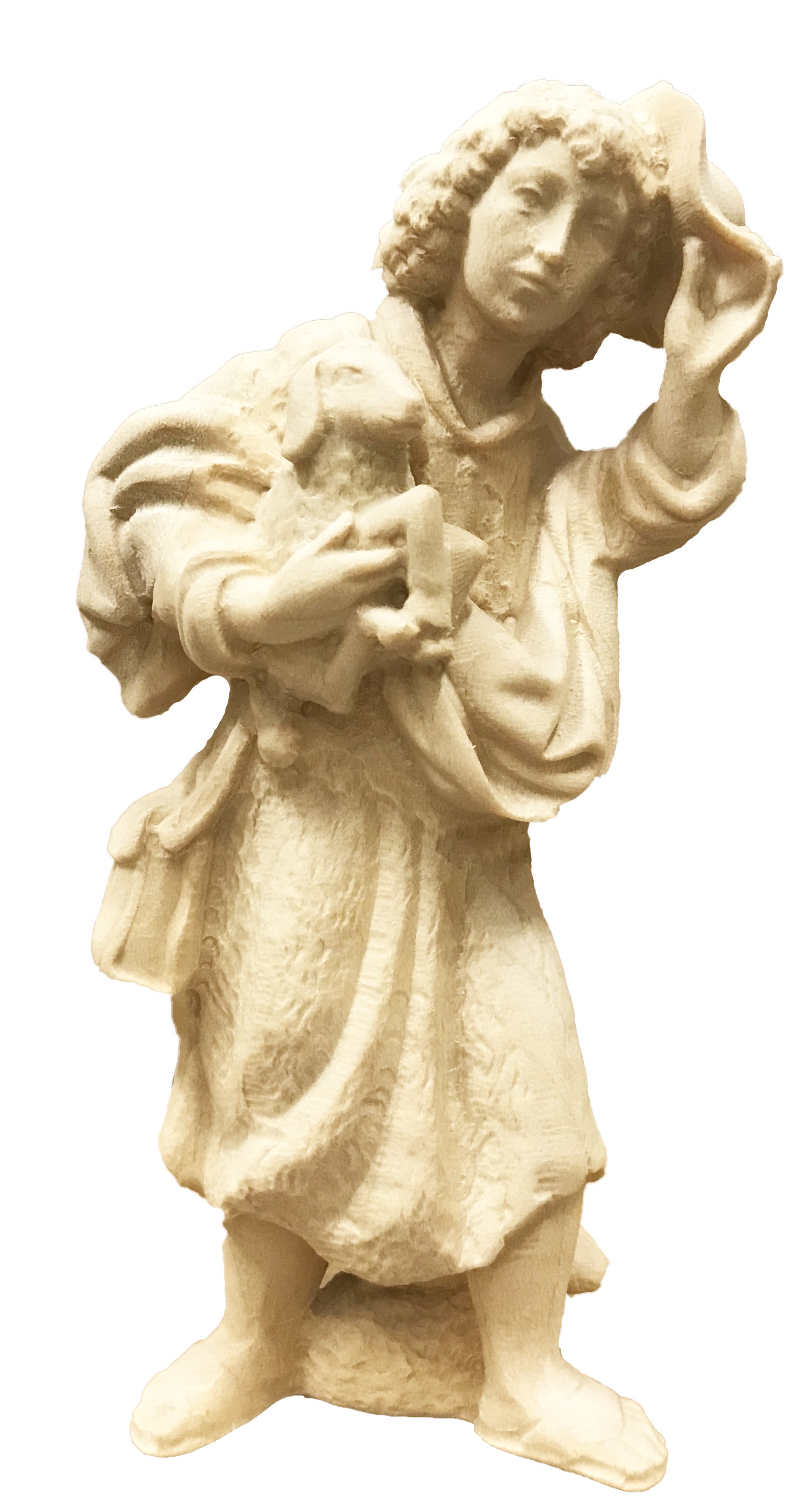 Berger avec chapeau et mouton