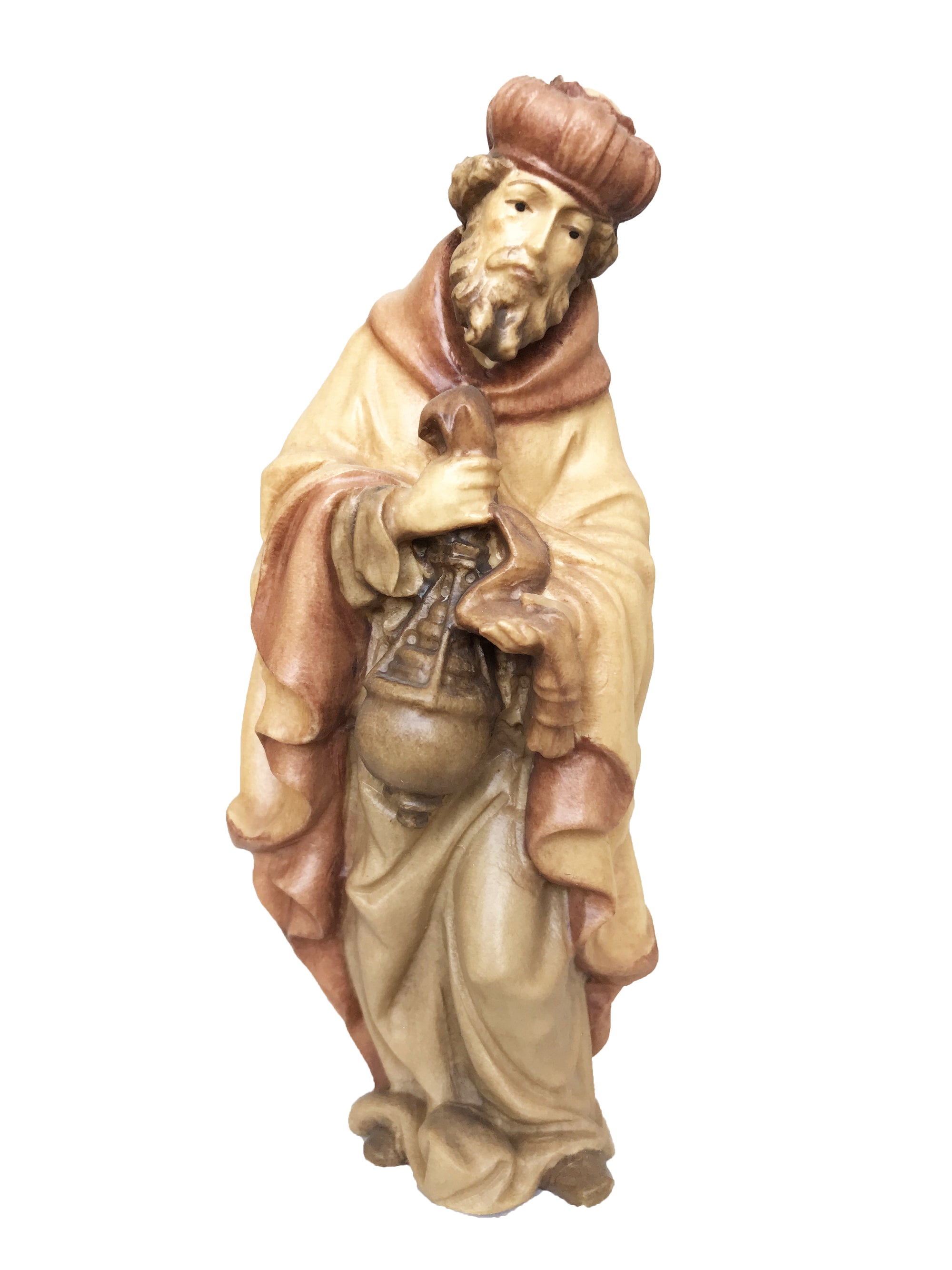 Sage Gaspar en bois avec de la myrrhe