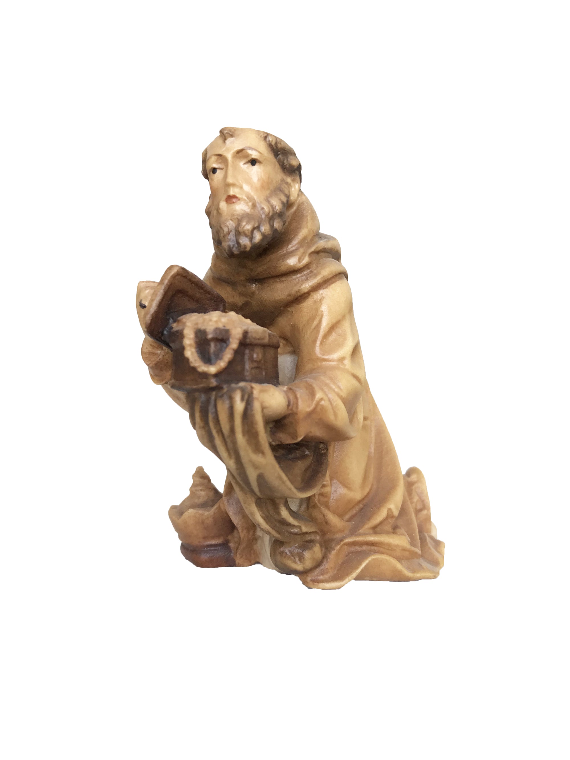 Roi mage Melchior avec de l'or