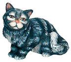 Chaton en bois assis