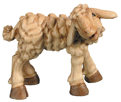 Maple Wood Lamb for Val Gardena Artisan Nativity Scene