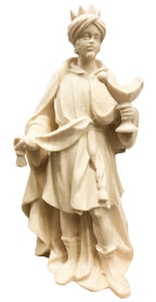 Balthasar, der König Mohr, mit Myrrhe - mit Ölfarben lasiert