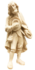 Berger avec chapeau en bois