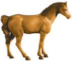 Cheval en bois marron