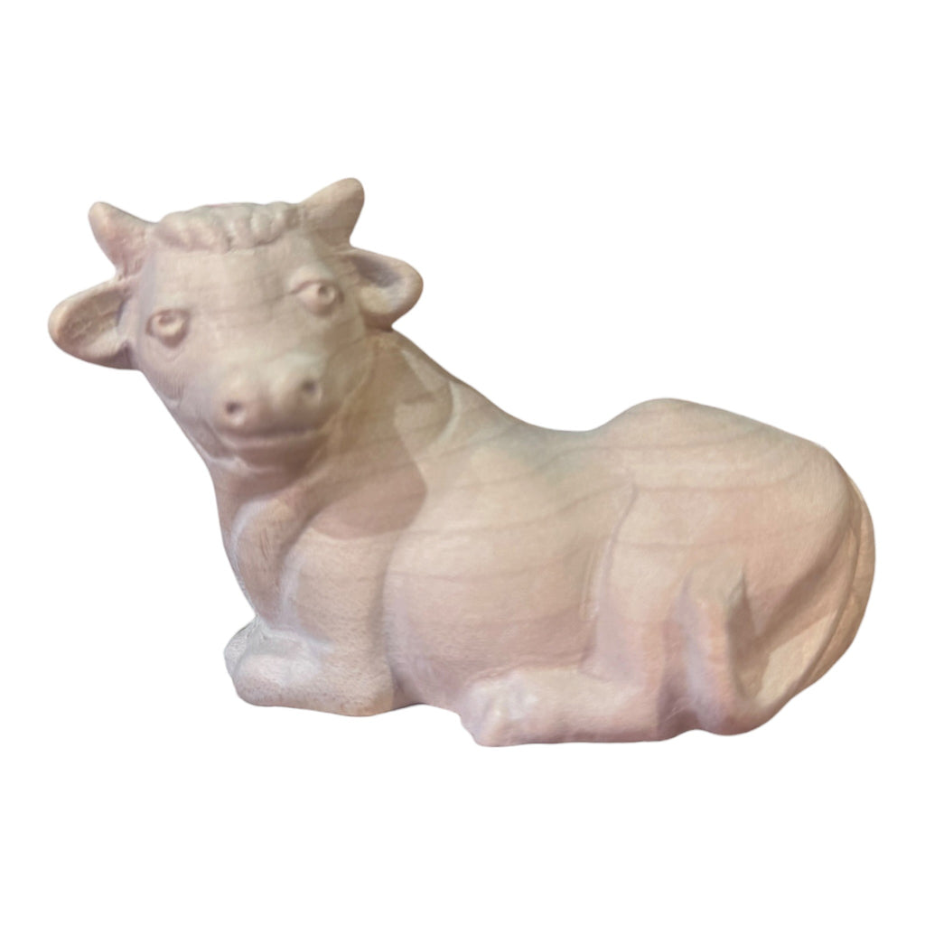 Bue da Presepe in Legno | Figure Presepe 8 cm – Val Gardena