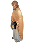 St. Joseph wood carved - color