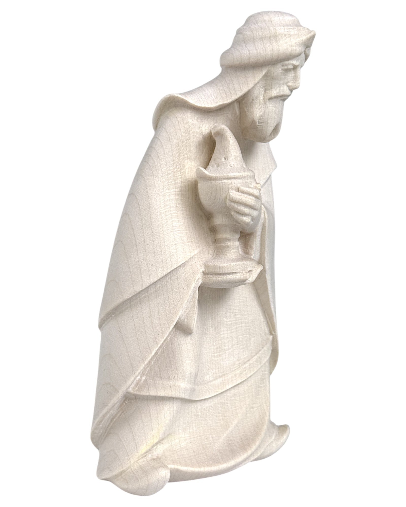 White King Melchior wood carved - color