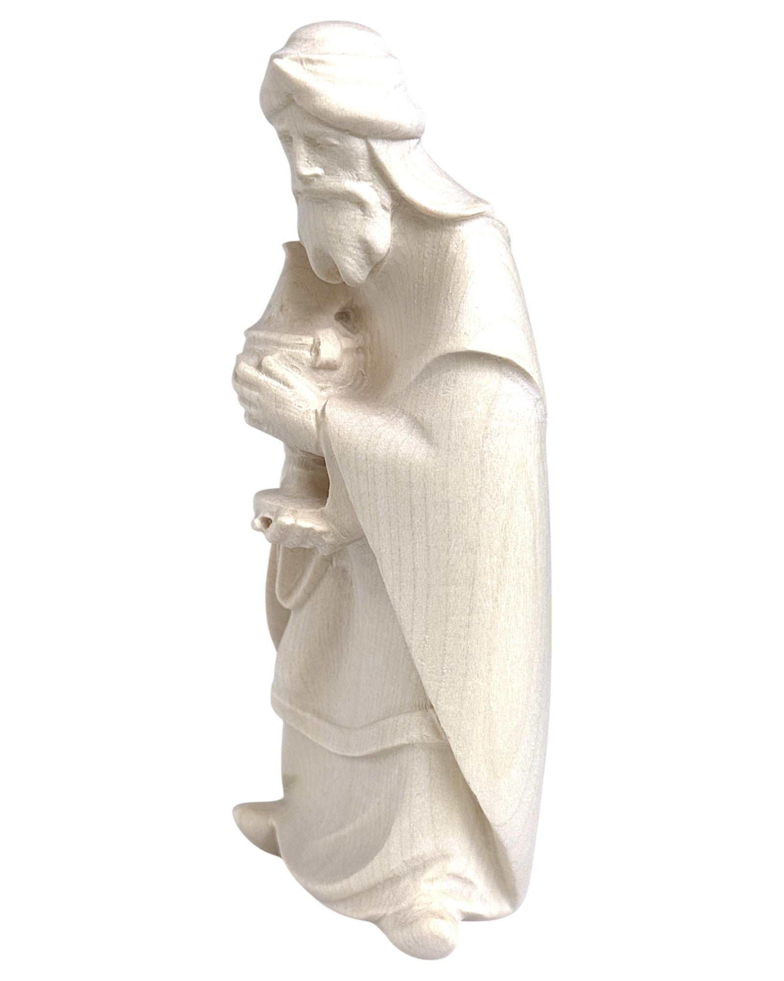 White King Melchior wood carved - color