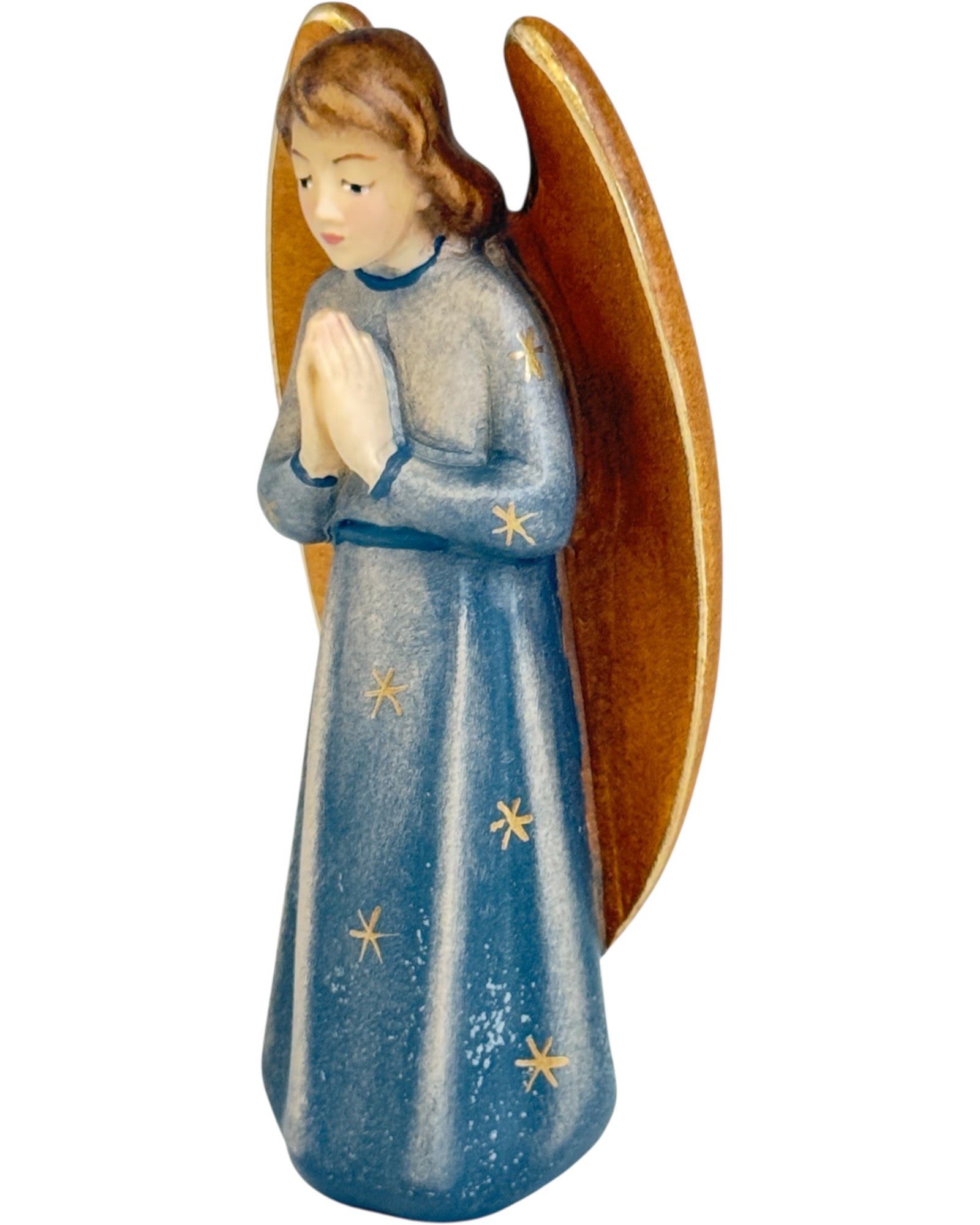 Gloria Engel aus Holz - mit Ölfarben lasiert