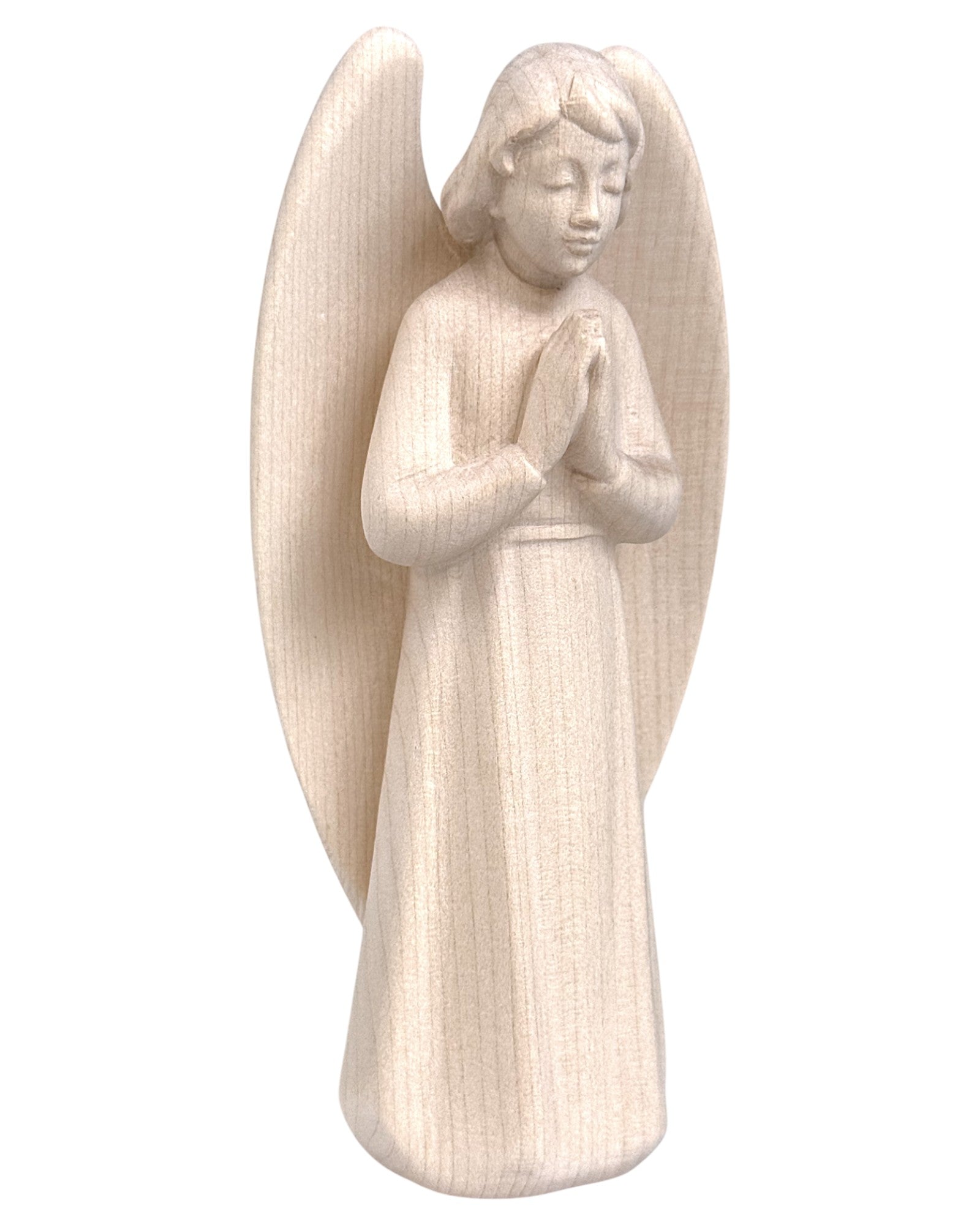 Gloria Angel carved in wood - color