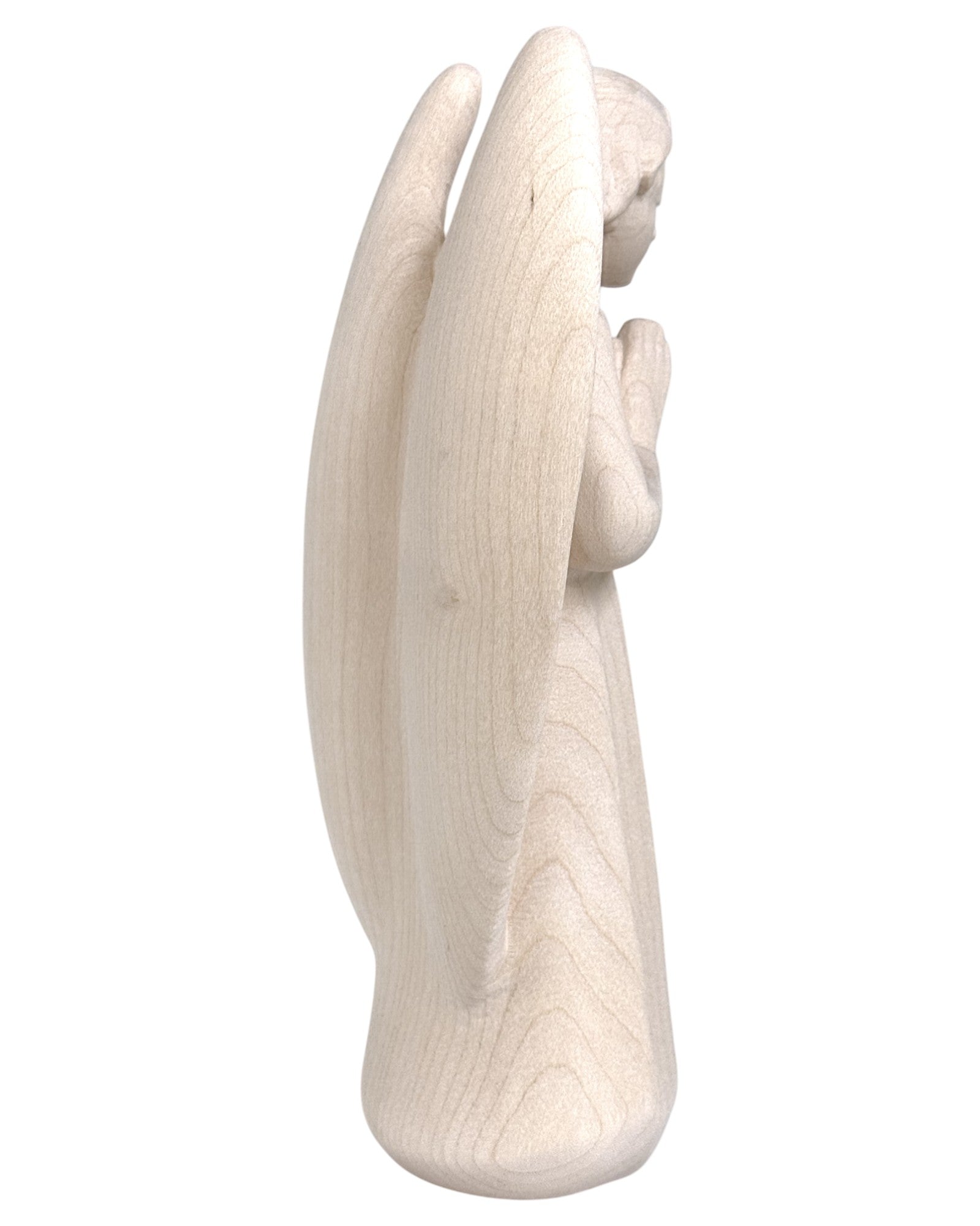 Gloria Angel carved in wood - color