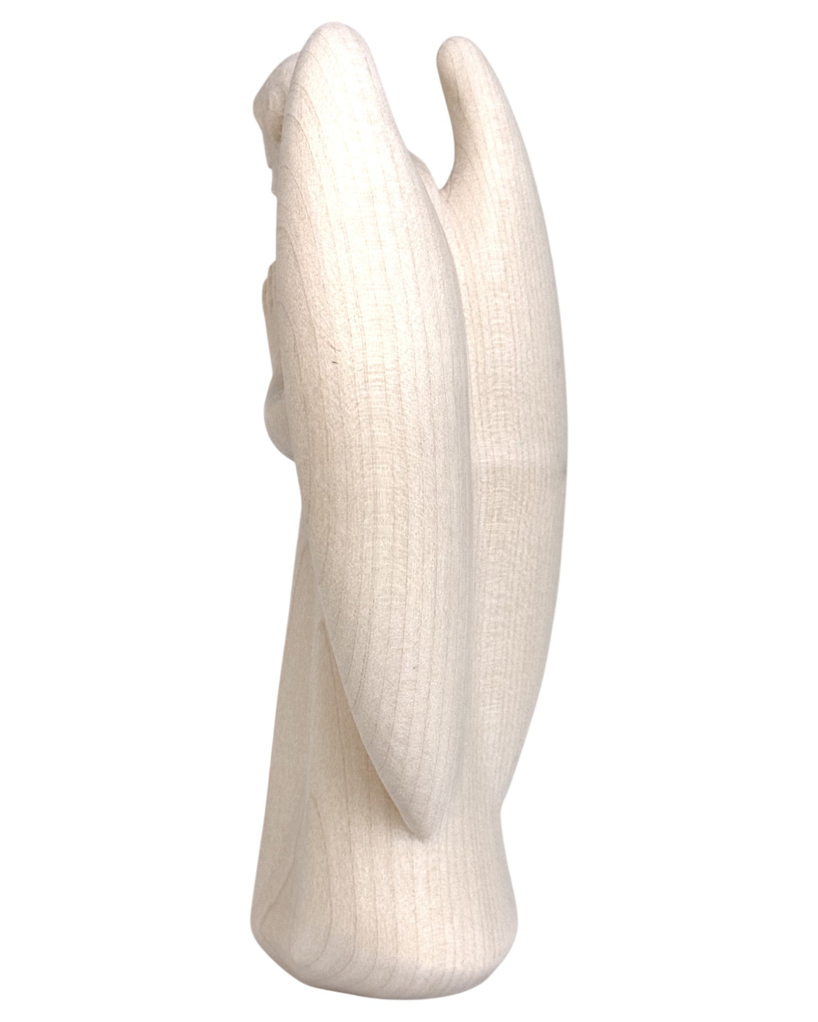 Gloria Angel carved in wood - color