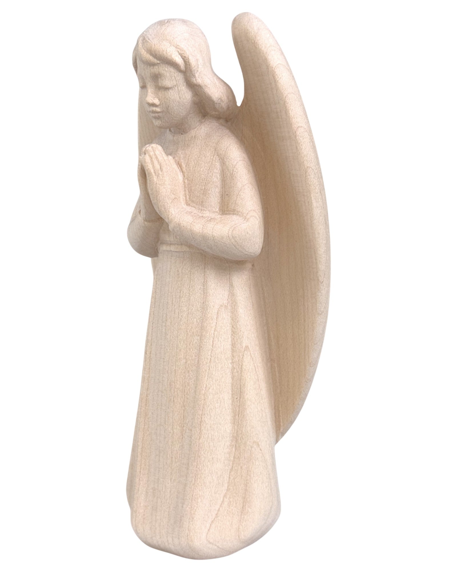 Gloria Angel carved in wood - color
