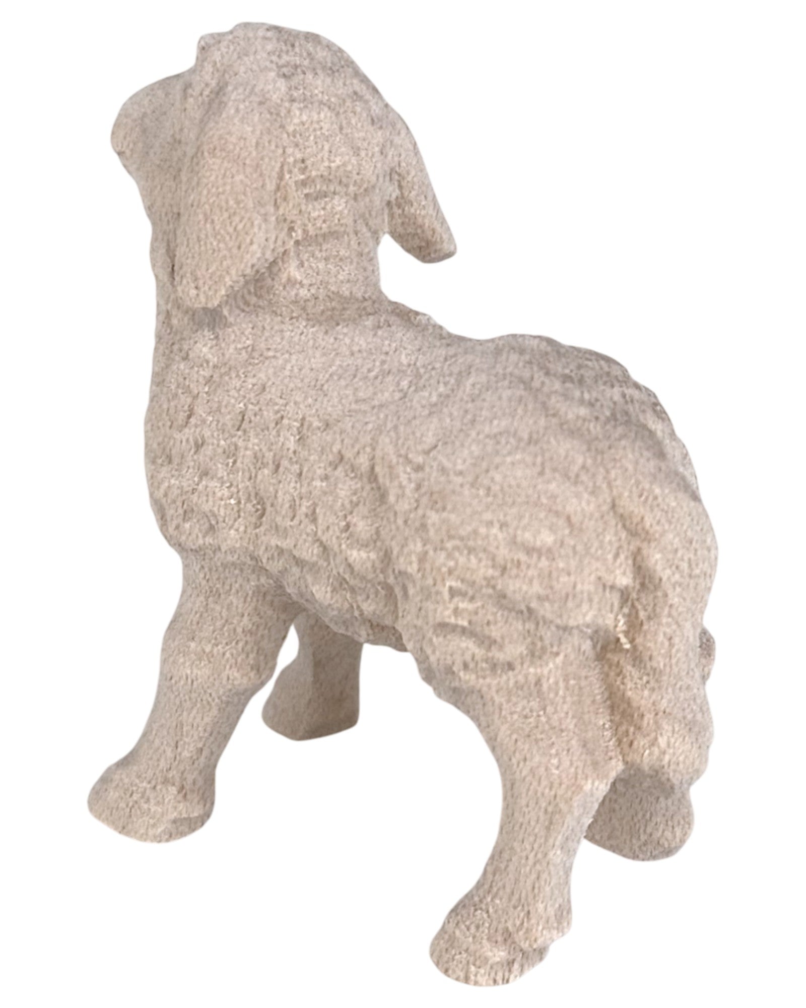 Nativity set wood lamb - color