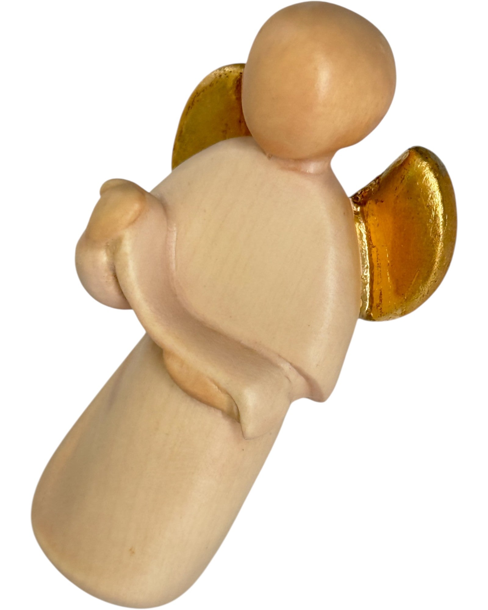 Ange Gloria en bois sculpté