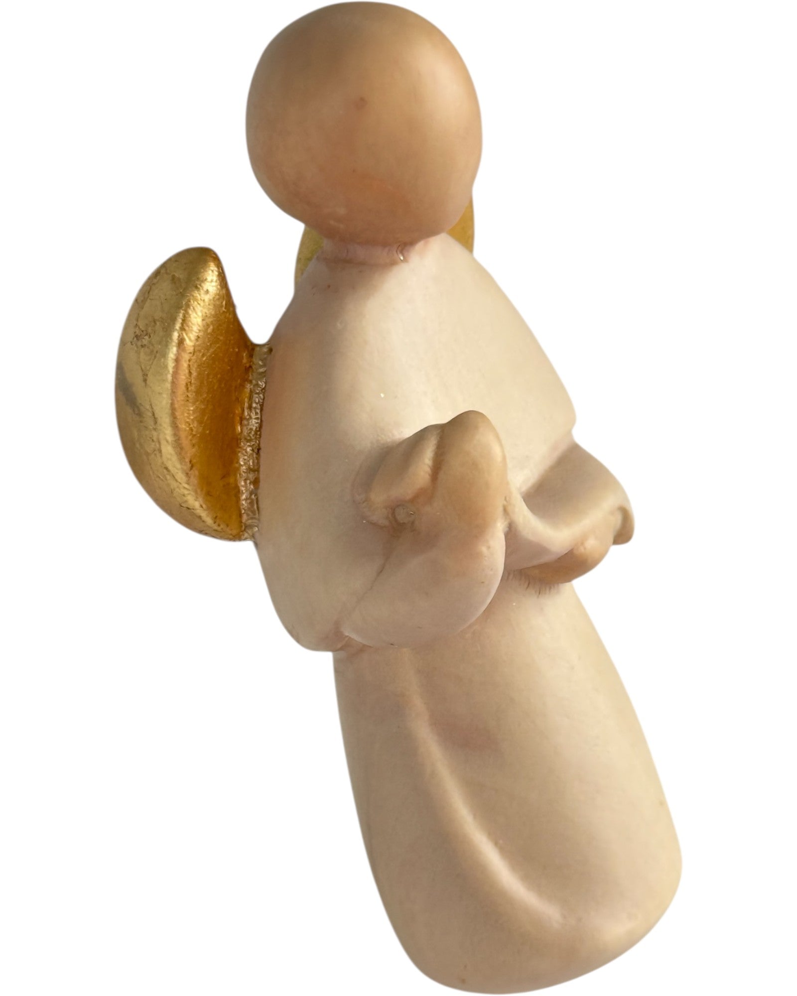 Ange Gloria en bois sculpté