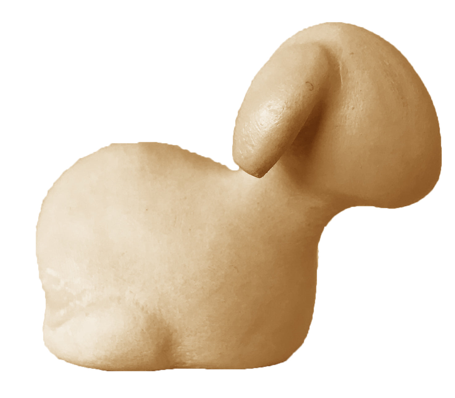 Mouton couché de la crèche en bois au meilleur prix