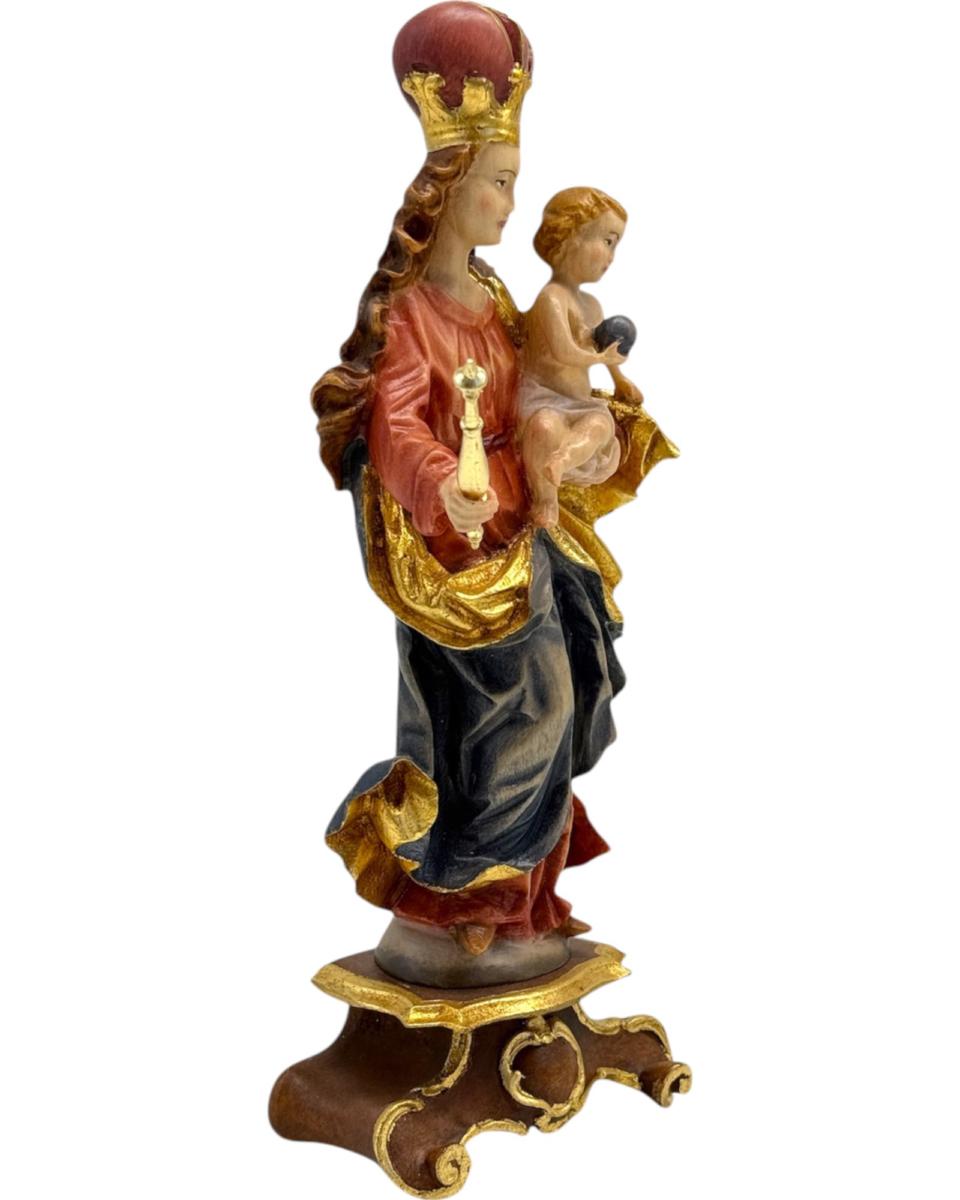 Madonna von Bavaria aus Holz - mit Ölfarben lasiert