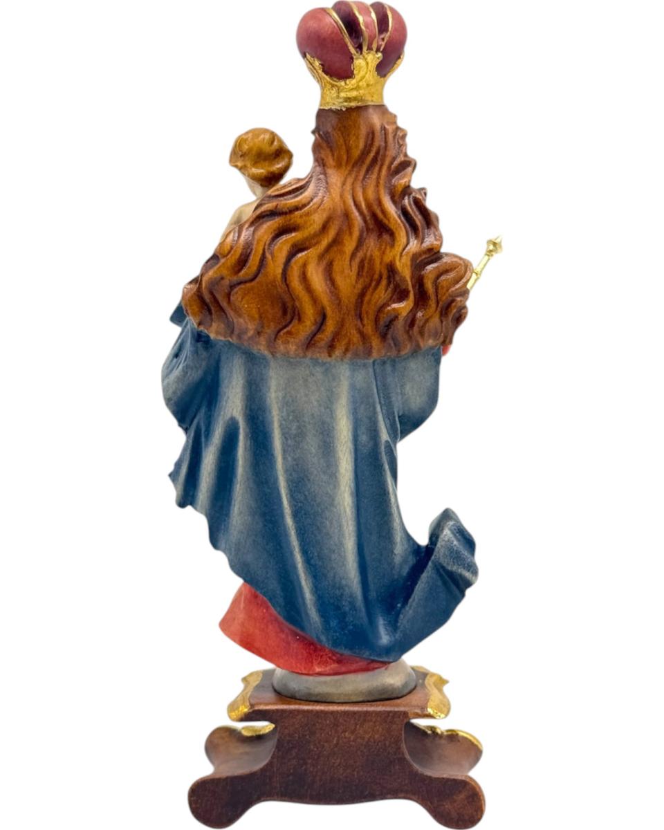 Madonna von Bavaria aus Holz - mit Ölfarben lasiert