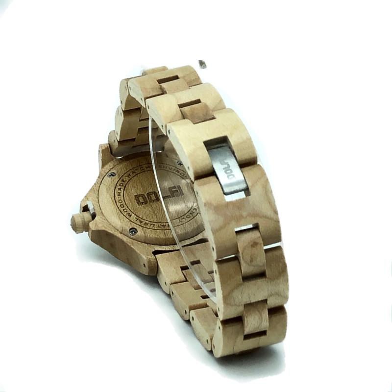 Orologio da Donna in Legno Sunday | Dettagli Eleganti e Cristalli Swarovski.