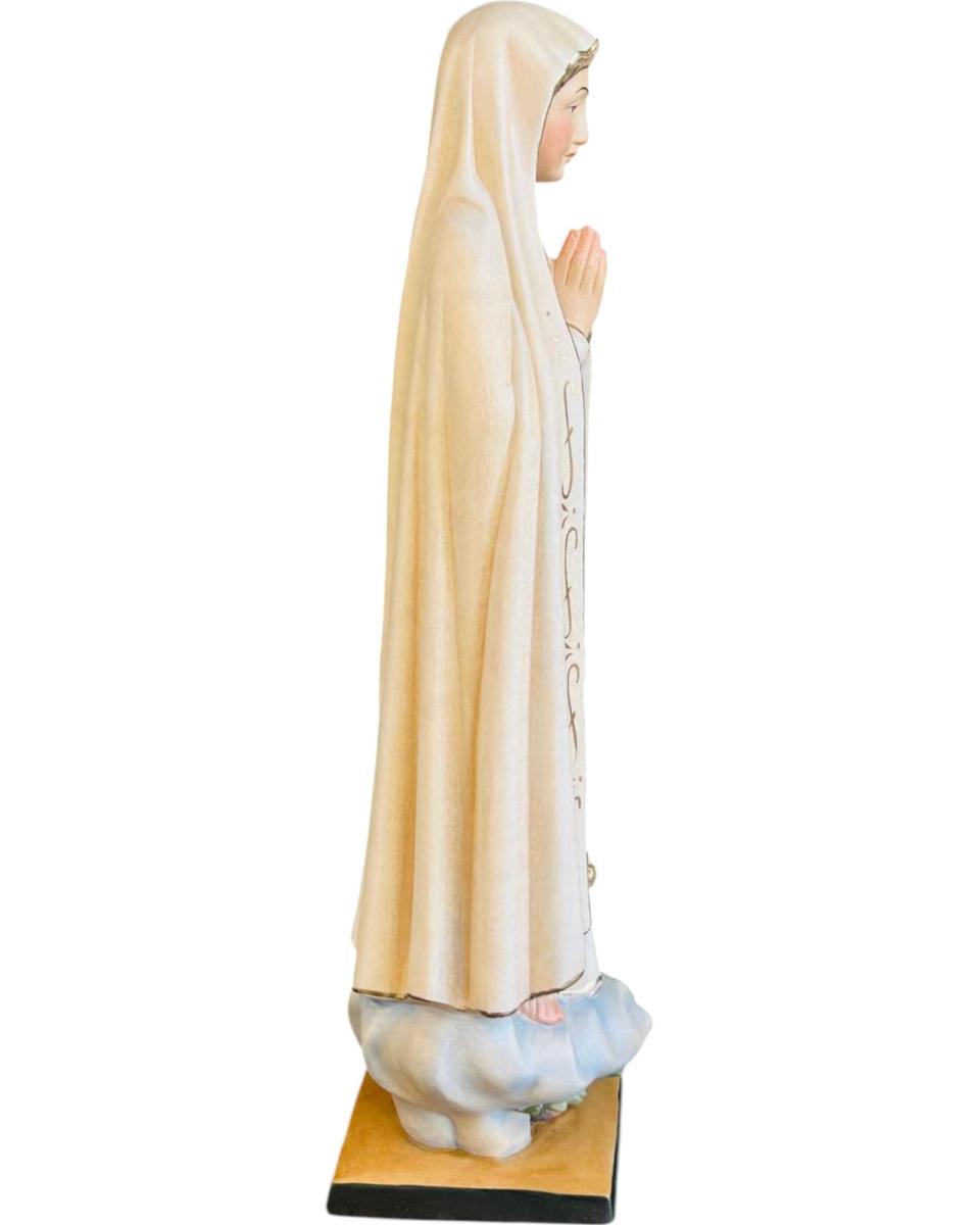 Madonna von Fatima aus Holz Handgeschnitzt - mit Ölfarben lasiert