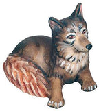 Crèche en bois renard
