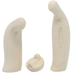 Nativité en bois moderne Sainte Famille